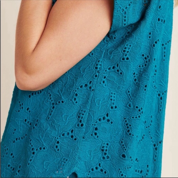 🌿Anthropologie Maeve Karine Beaded Lace Top 🌿 0022 - Picture 3 of 8